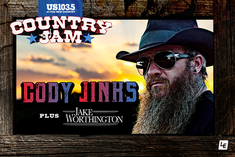 More Info for US103.5’s Country Jam starring Cody Jinks